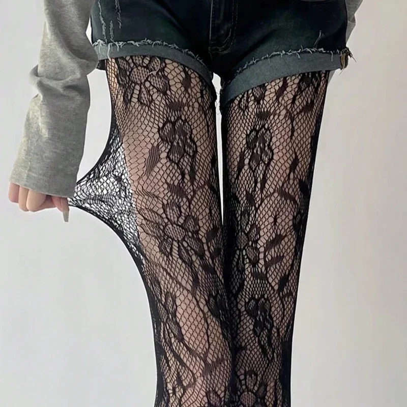 Gothic Fishnet Tights Women Sh - Tights Pantyhose Sheer avaliação e preço