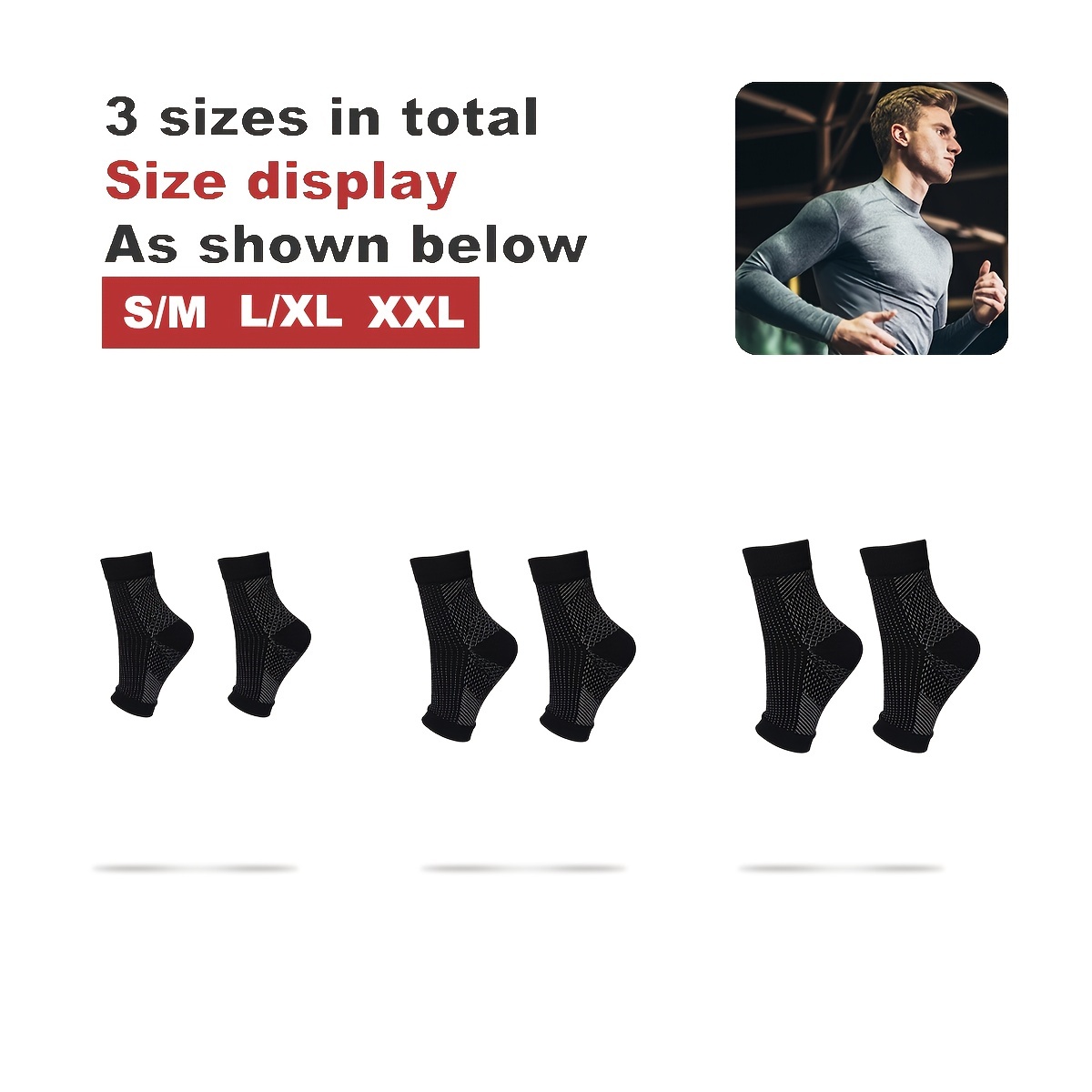 Ankle Support Socks Breathable - Ankle Brace Sock avaliação e preço