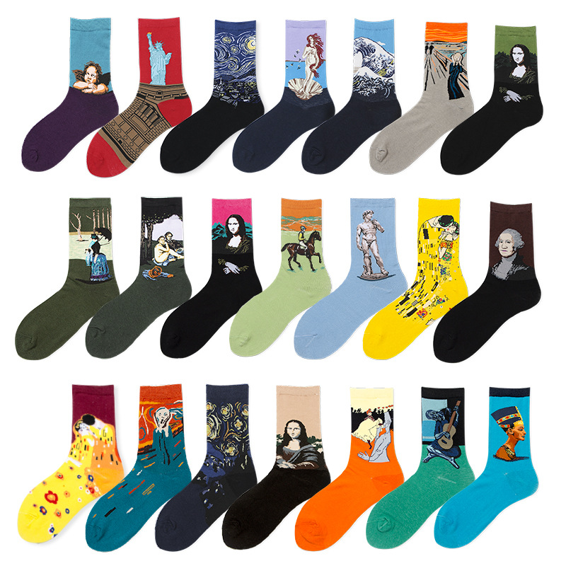 7 Pairs Lot Pack Dropshipping  - Cotton Crew Sock Pack avaliação e preço