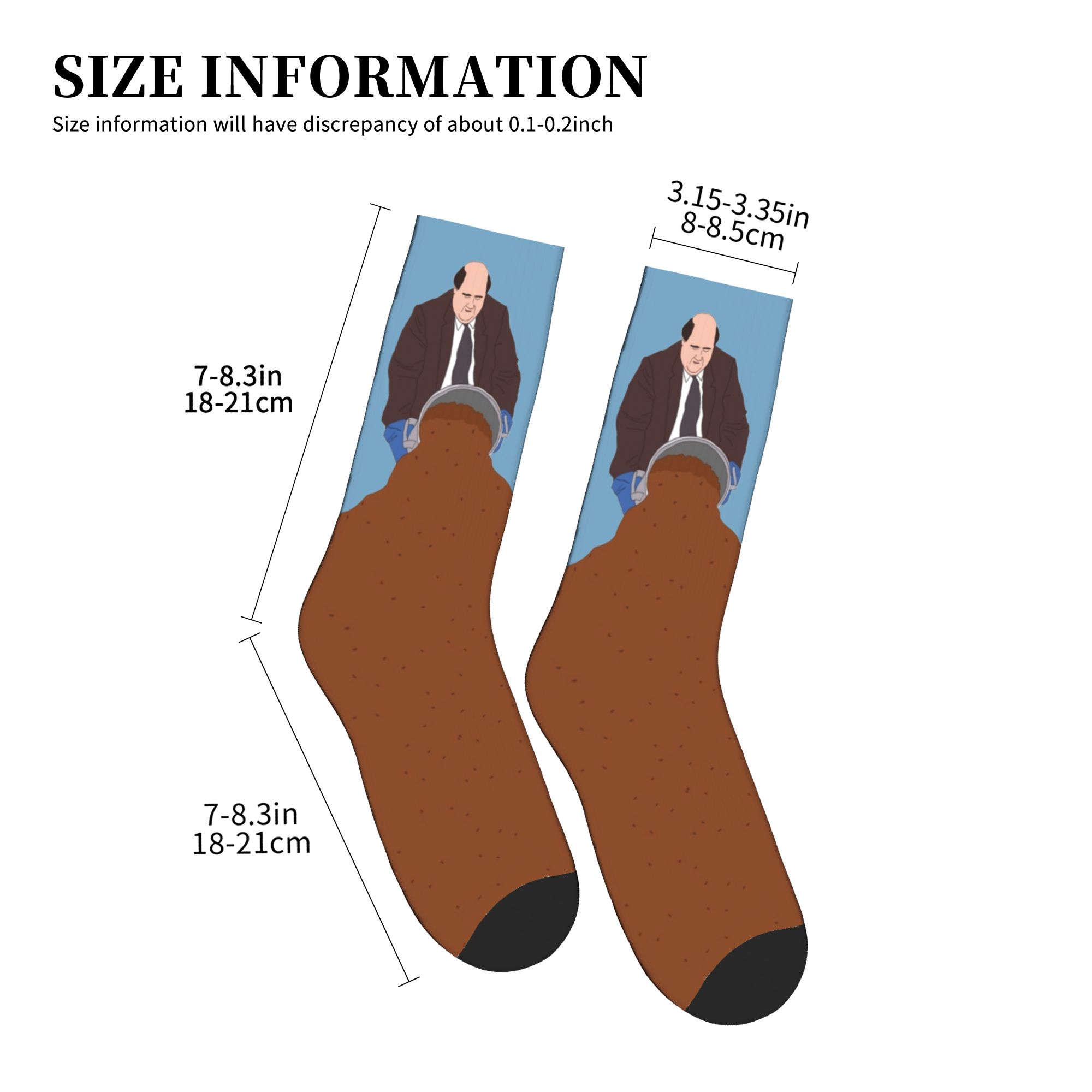 TV Show The Office Kevin's Fam - Dress Sock Men avaliação e preço