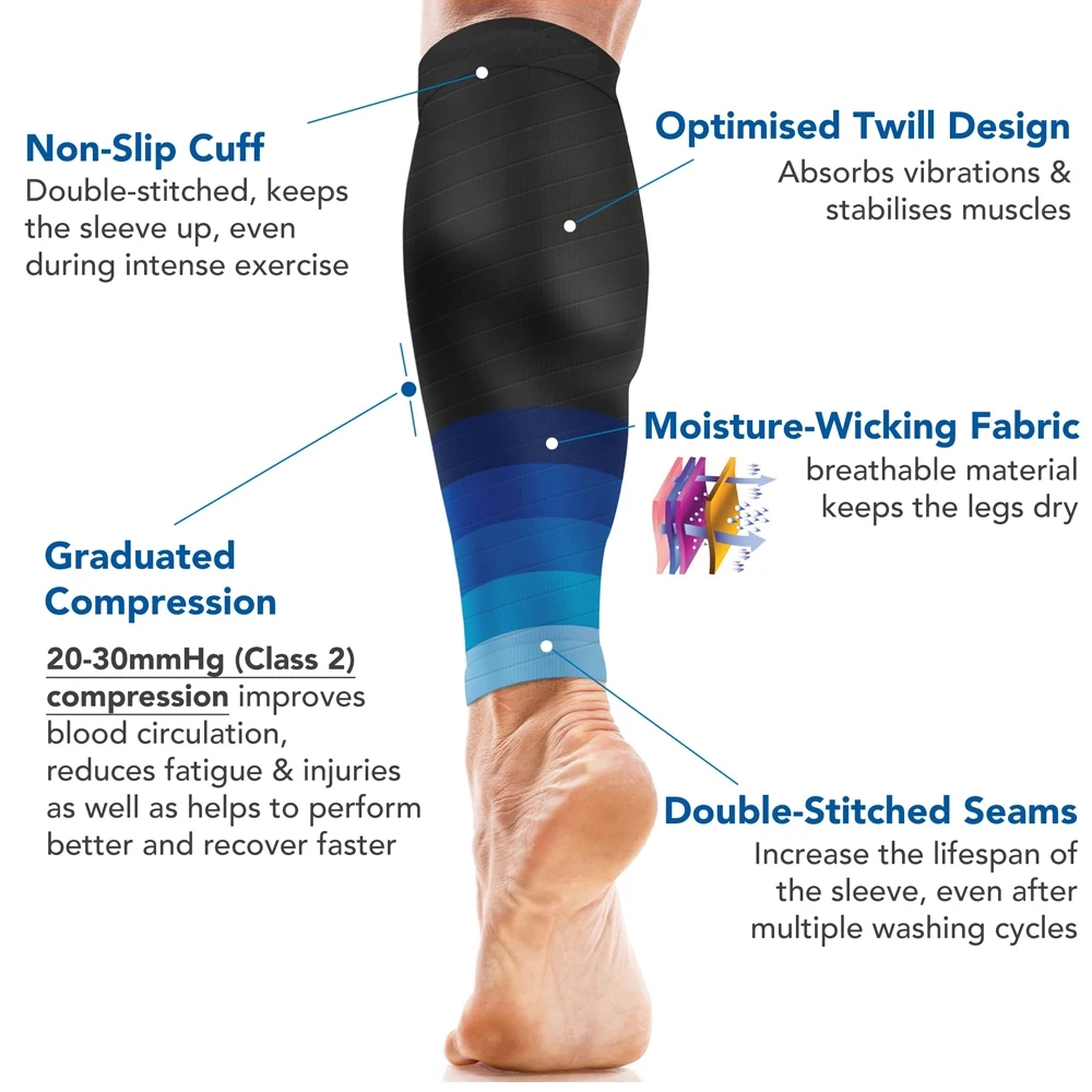 1Pair Calf Compression Sleeve  - Compression Sleeve Calf avaliação e preço