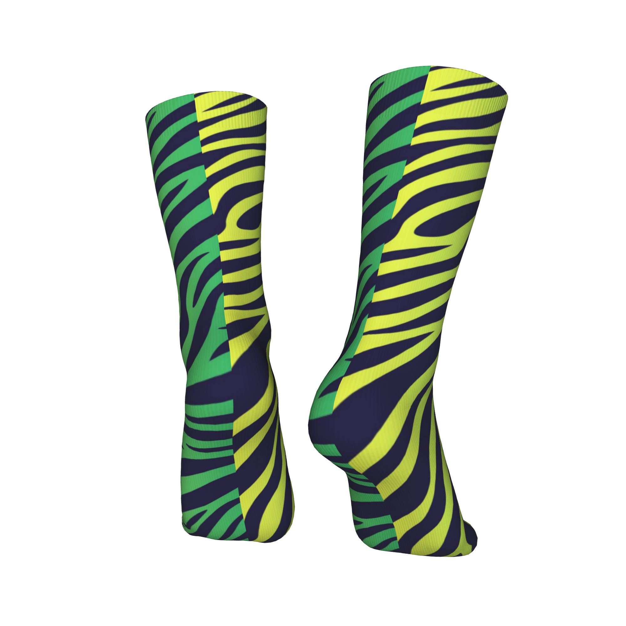 Colorful Tiger Zebra Skin Patt - Dress Sock Men avaliação e preço