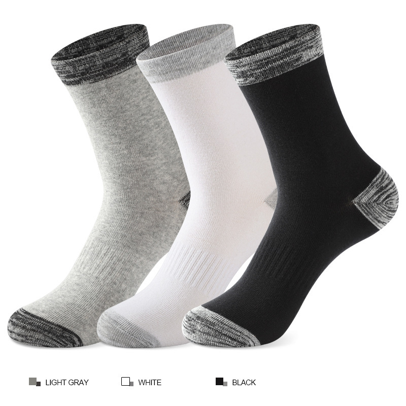 1/5 Pairs Men's Socks Pack Ove - Cotton Crew Sock Pack avaliação e preço