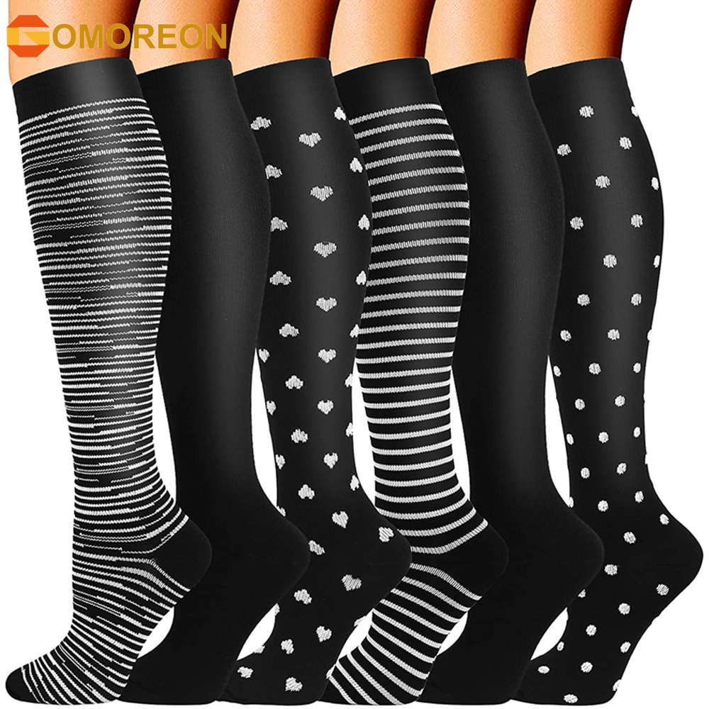 GOMOREON 6Pairs Compression So - Compression Sock Medical avaliação e preço