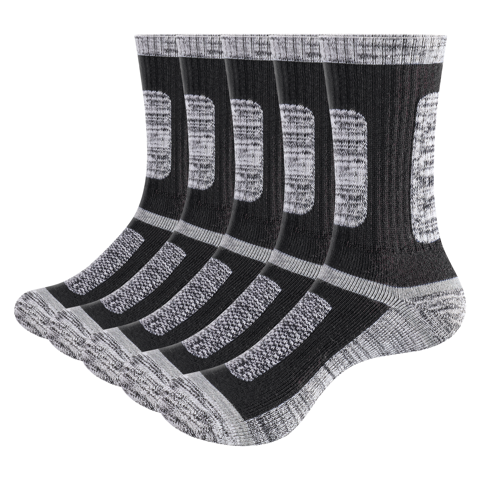 YUEDGE Mens Moisture Wicking C - Cotton Crew Sock Pack avaliação e preço