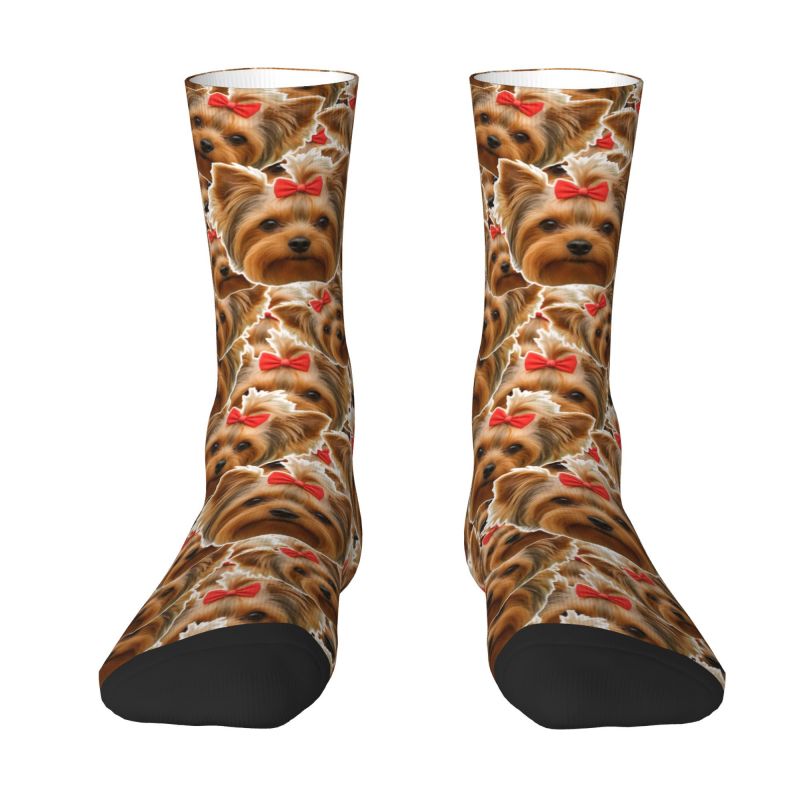 Cute Mens Personalized Dog Fac - Dress Sock Men avaliação e preço