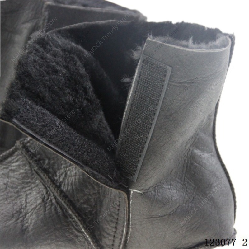 Genuine Sheepskin Leather Sock - Thermal Sock Winter avaliação e preço
