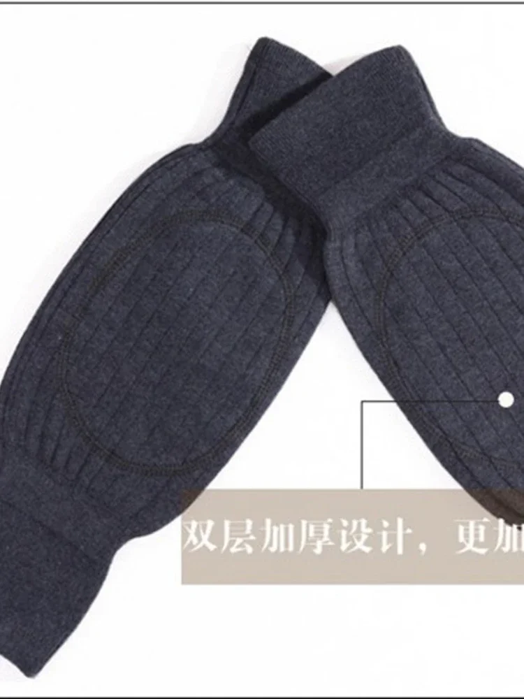 Cashmere Wool Knee Pads Sleeve - Wool Hiking Sock avaliação e preço