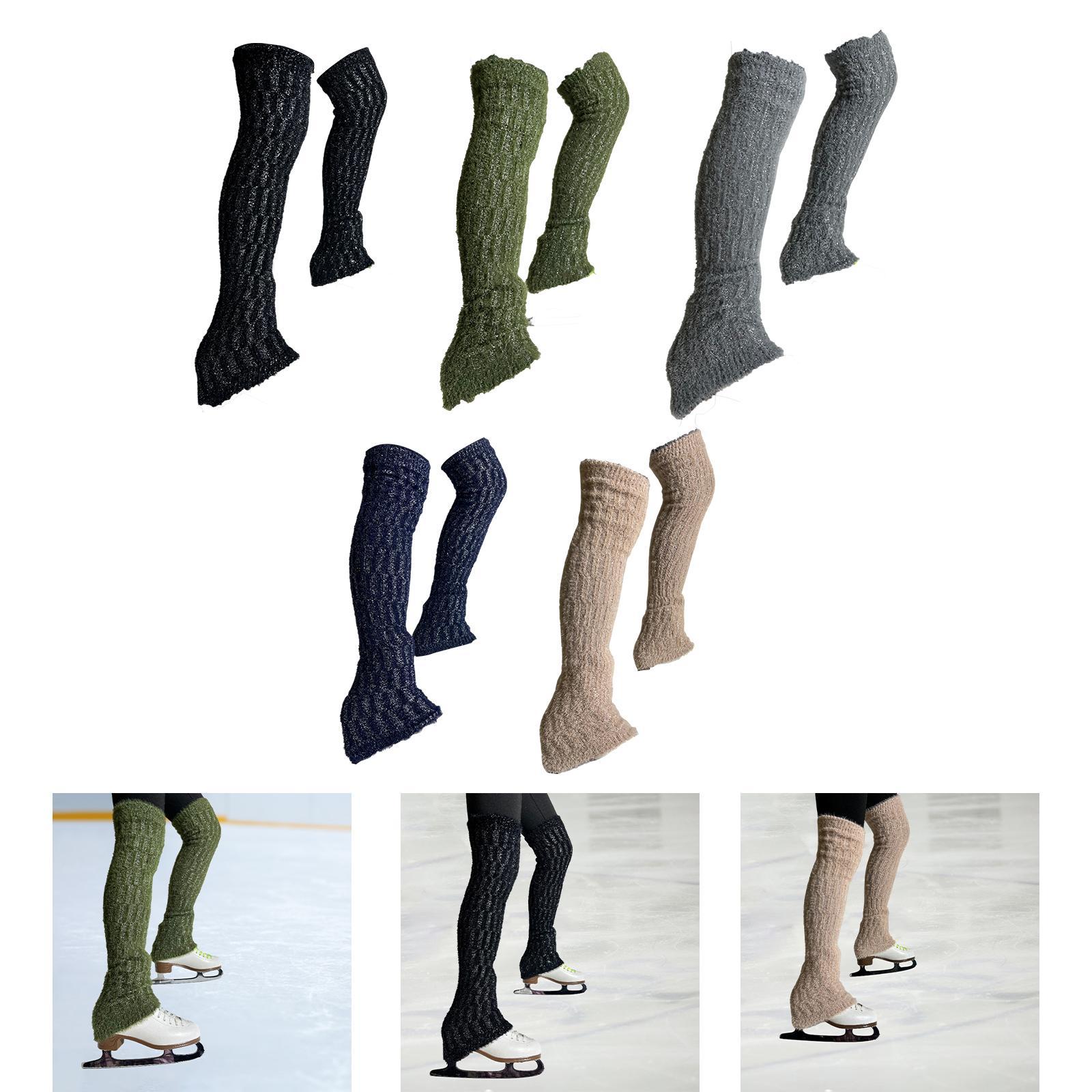 Ice Figure Skating Leg Warmers - Thermal Sock Winter avaliação e preço