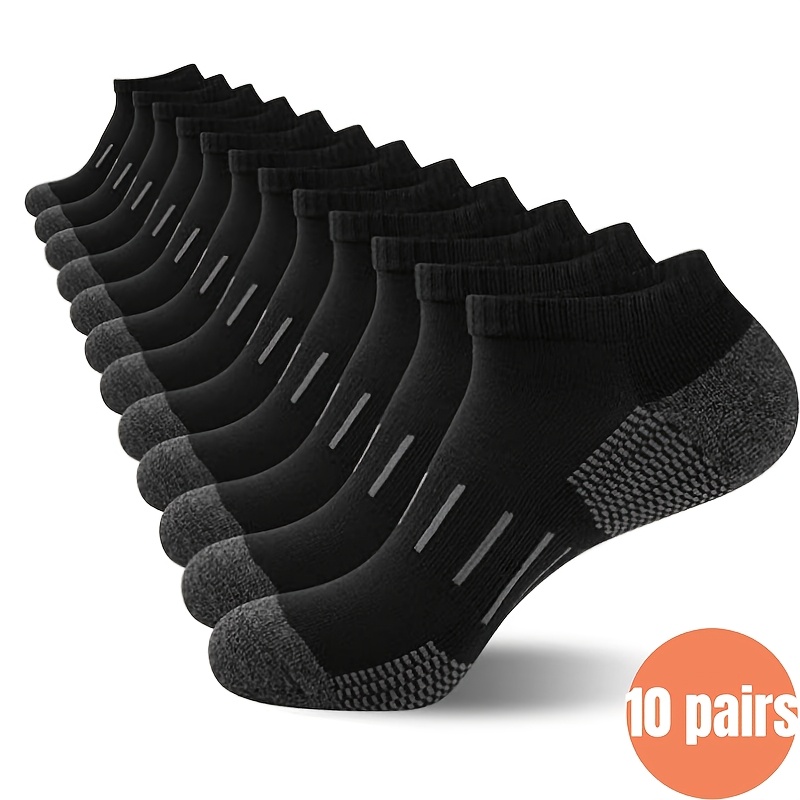 10 Pairs Men's Ankle Socks Hee - Ankle Sock Low Cut avaliação e preço
