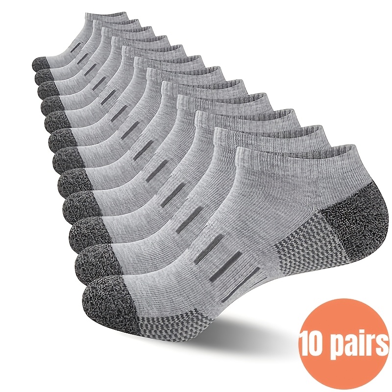 10 Pairs Men's Ankle Socks Hee - Ankle Sock Low Cut avaliação e preço
