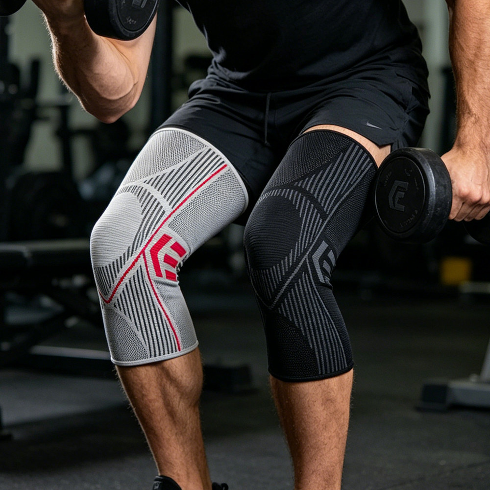Anti Slip Silicone Knee Brace, - Compression Sleeve Calf avaliação e preço