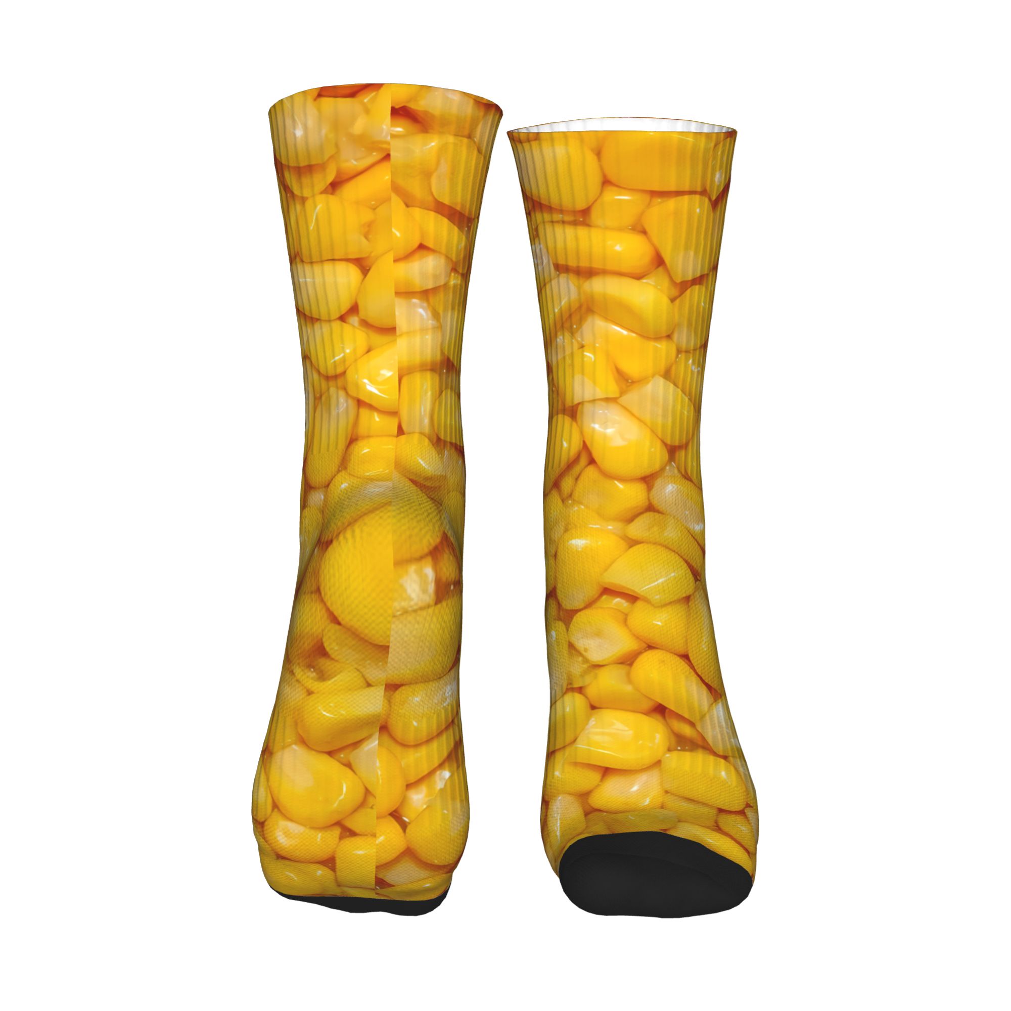 It's Corn Yellow Corn Kernels  - Dress Sock Men avaliação e preço