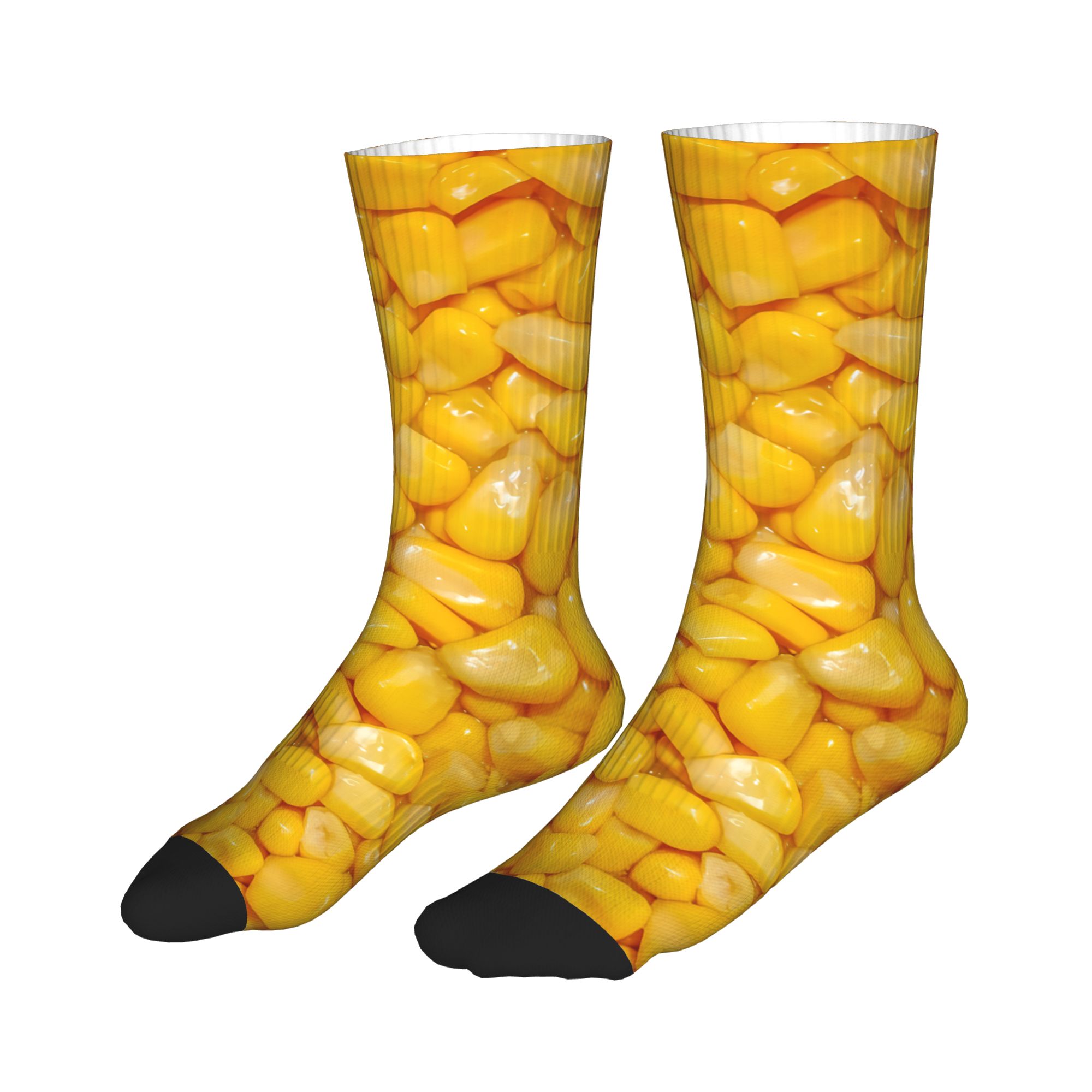 It's Corn Yellow Corn Kernels  - Dress Sock Men avaliação e preço